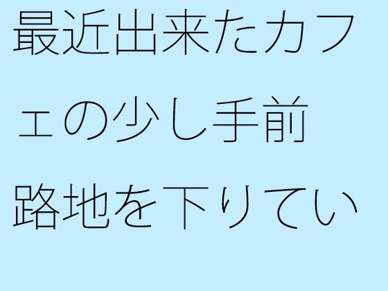 【無料】最近出来たカフェの少し手前 路地を下りていくとあった土産物屋