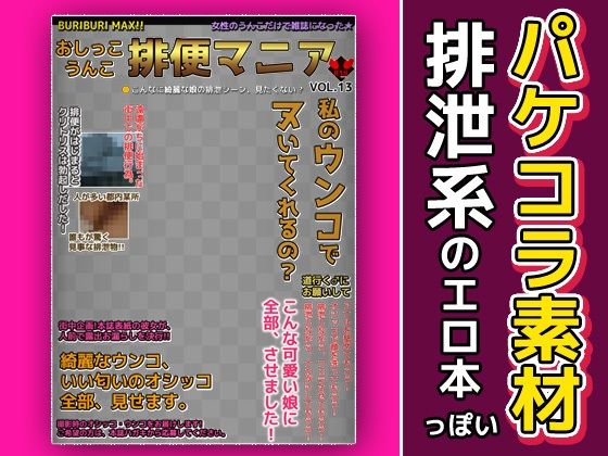 エロ本風パケコラ素材〜「排便マニア」