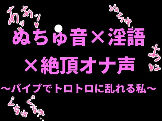 ぬちゅ音×淫語×絶頂オナ声〜バイブでトロトロに乱れる私〜｜絶頂ひとりオナ子｜同人誌