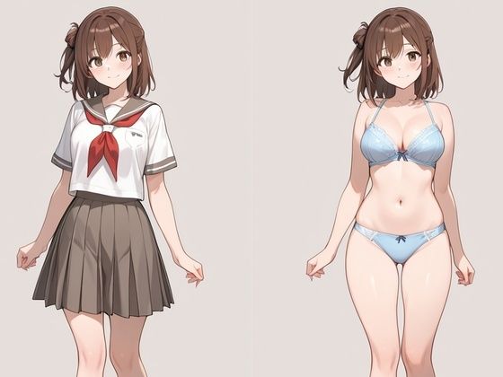 セーラー服のあの子は、下着姿が一番かわいい。｜妄想の彼方｜同人誌