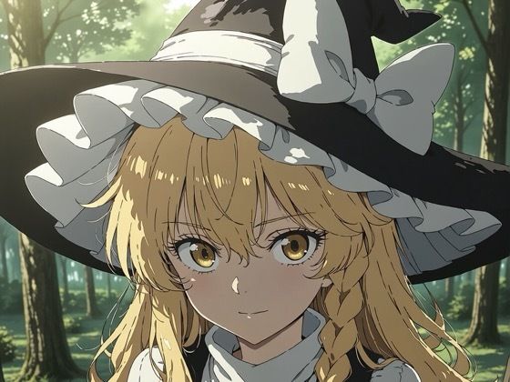 霧雨魔理沙と森の触手植物｜幻想美女図鑑｜同人誌